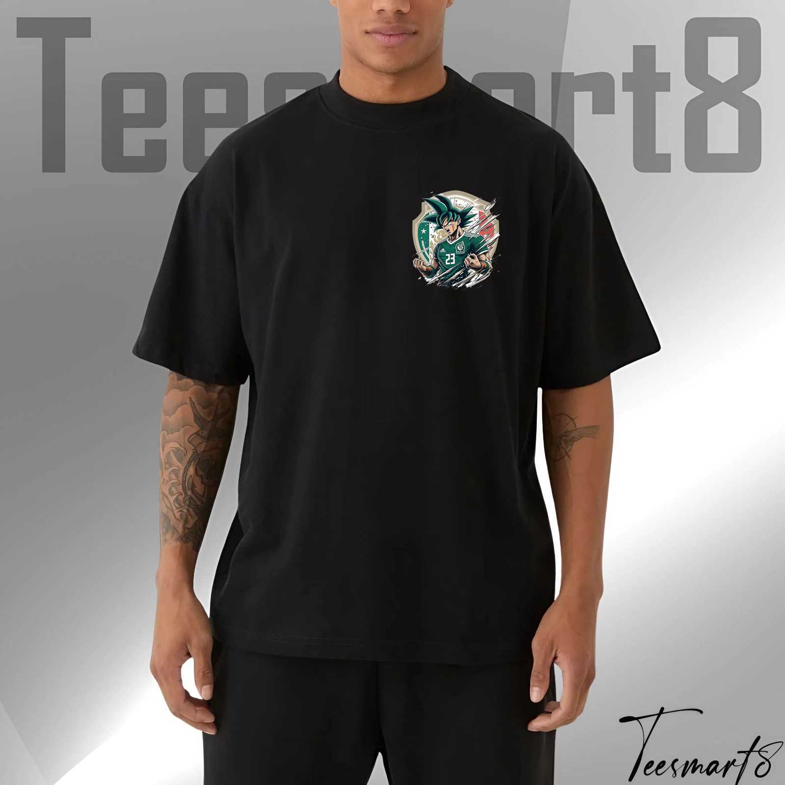 Dragon Ball X Mexico City Tee – Latino Soccer Spirit & Festival Fusion